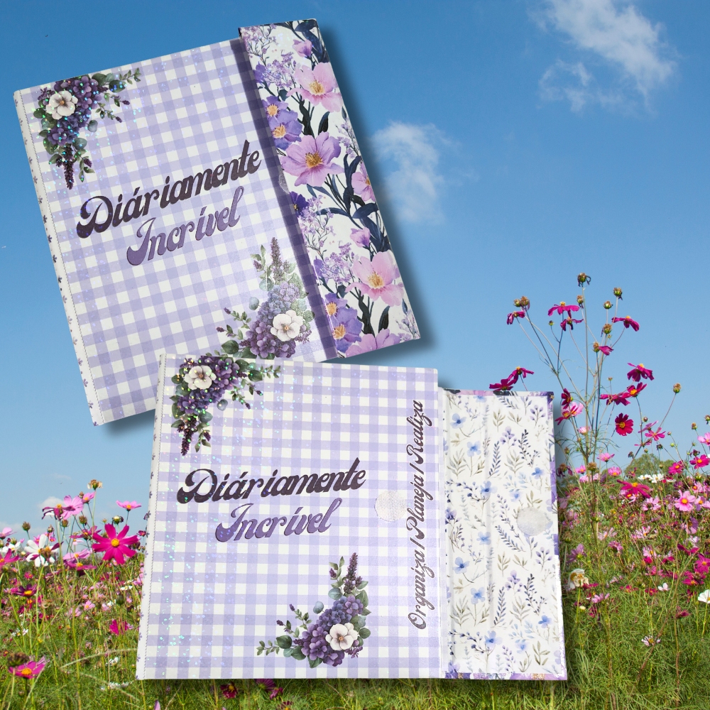 Notepad com planner diário