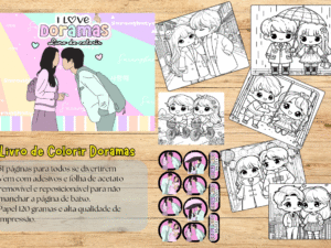 Livro de colorir Doramas