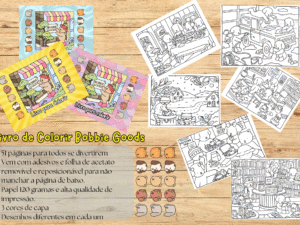 Livro de colorir bobbie goods