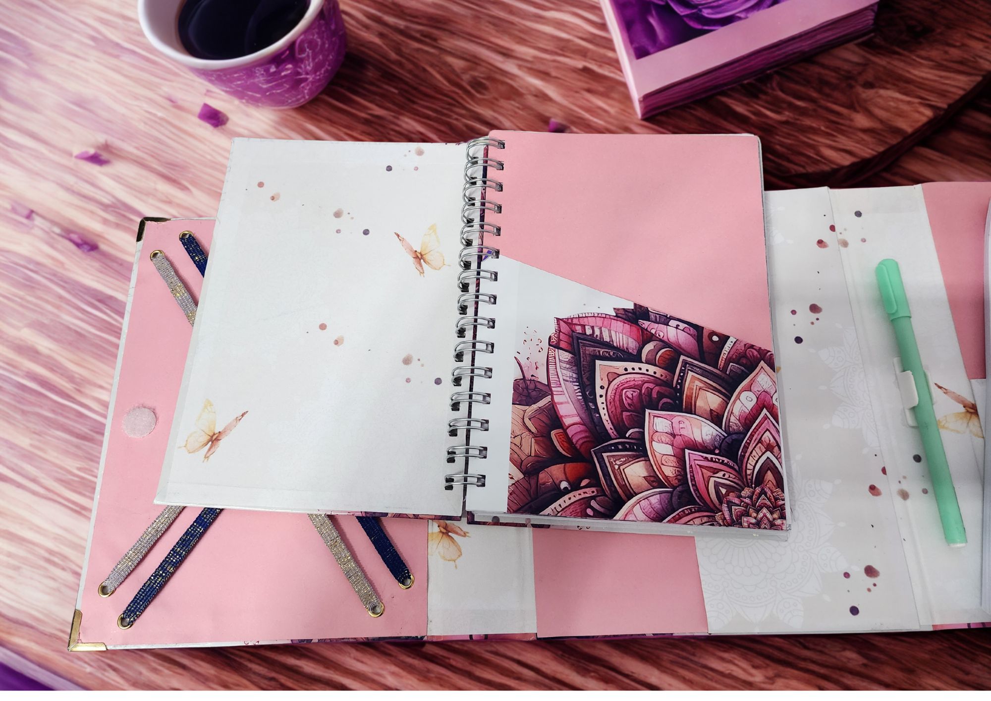 Pasta com planner e bloco removíveis - Imagem 5