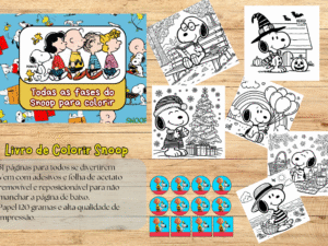 Livro de colorir Snoop
