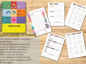 Agenda escolar Divertidamente