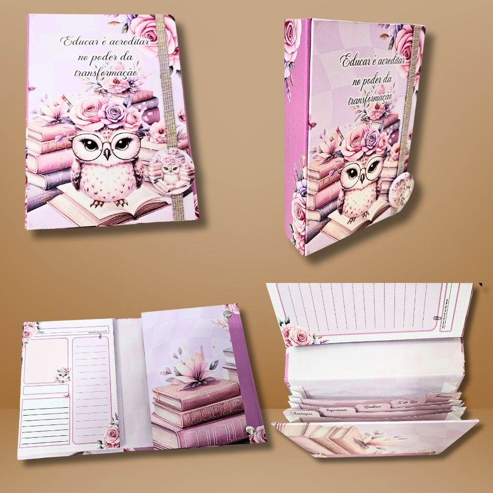 Dia dos Professores! Notepad com Bloquinho e Sanfona. - Imagem 2